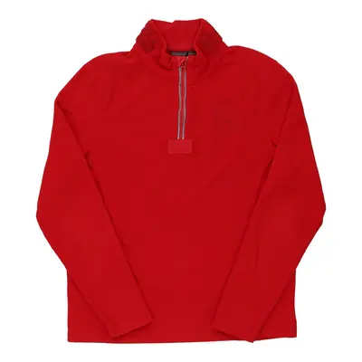Napapijri Long Sleeve Polo Shirt - 2XL Red Polyester