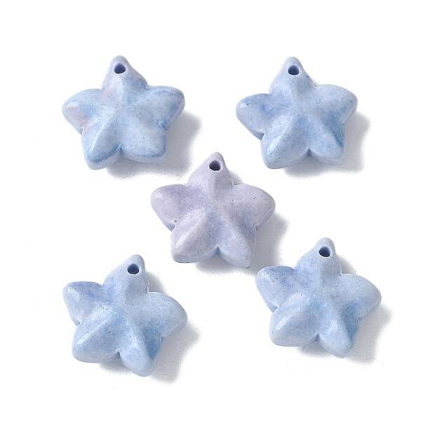 Natural Rainbow Alashan Agate Charms