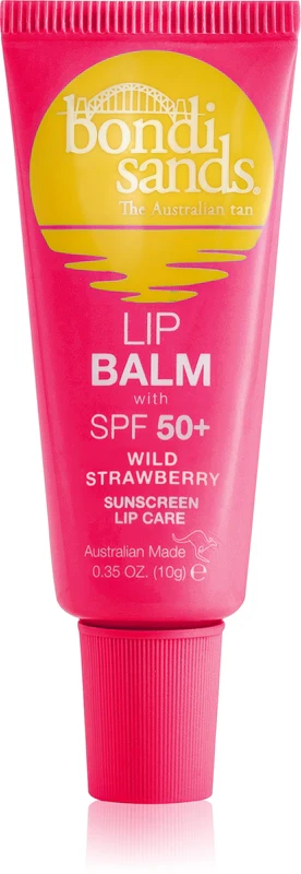 Bondi Sands Spf 50+ Protective Lip Balm Spf 50+ With Wild Strawberry Fragrance 10 G