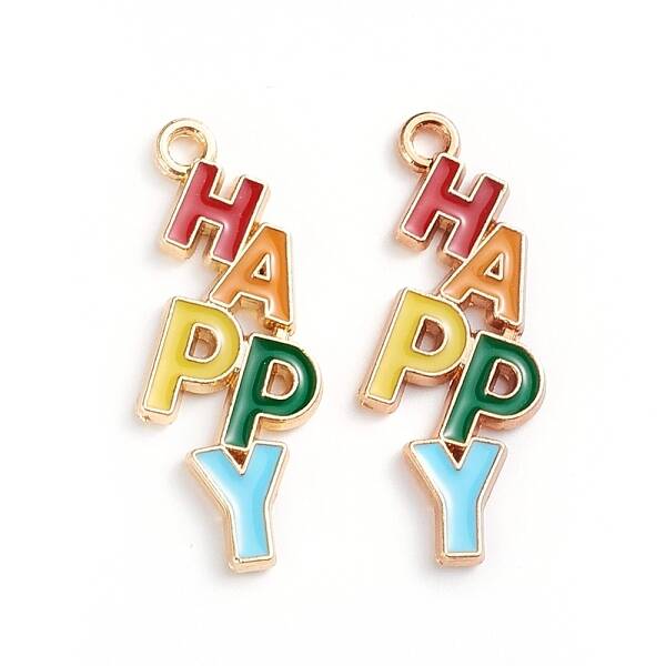 Alloy Enamel Pendants