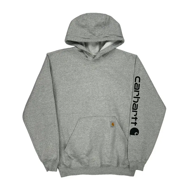 Carhartt Hoodie - Medium Grey Cotton Blend