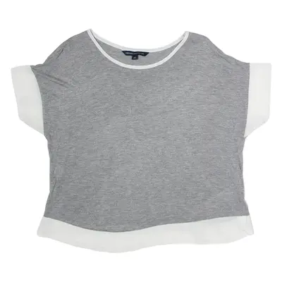 FRENCH CONNECTION Womens T-Shirt Grey Viscose XS