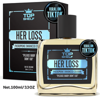 100ML TOPSHELF HERLOSS Cologne for Men, Pheromone Cologne for Men(Pheromone-Enhanced), Her Loss Perfume Para Hombre, Long Las...