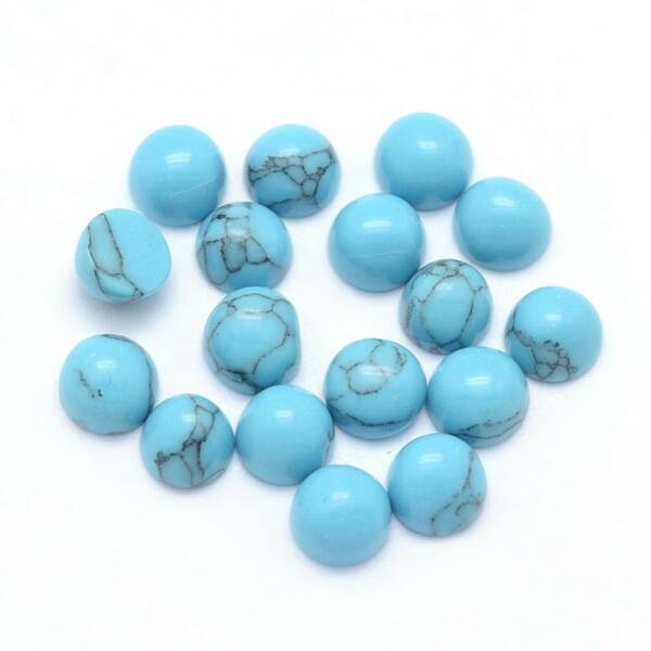 Synthetic Turquoise Cabochons