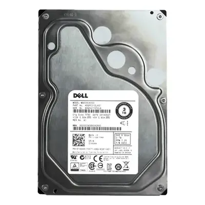 14X4H Dell 3TB 6Gb/s SAS 7200 3.5-Inch Hard Drive