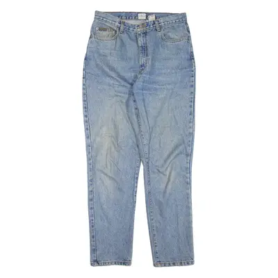 CALVIN KLEIN JEANS Womens Jeans Blue Regular Tapered Stone Wash W31 L30