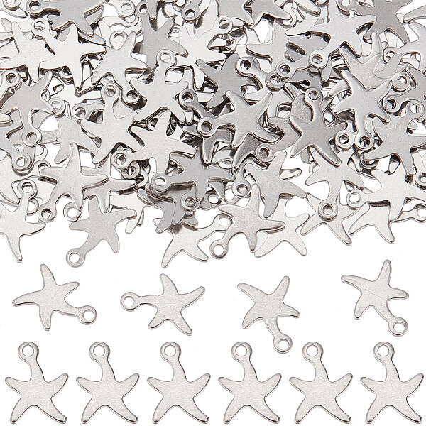 150Pcs 304 Stainless Steel Charms