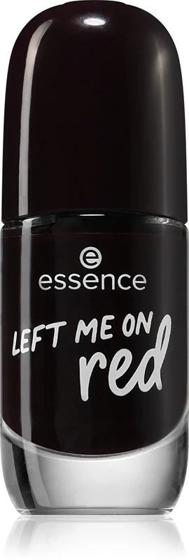 essence Gel nail polish color 72 LEFT ME ON red 8 ml