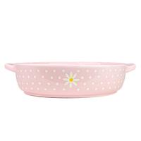 10 Strawberry Street Daisy Polka Dot Round Baker