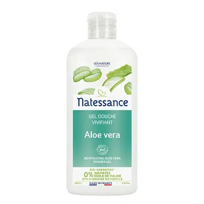 Natessance - Toning Shower Gel - ORGANIC Aloe Vera 250ml