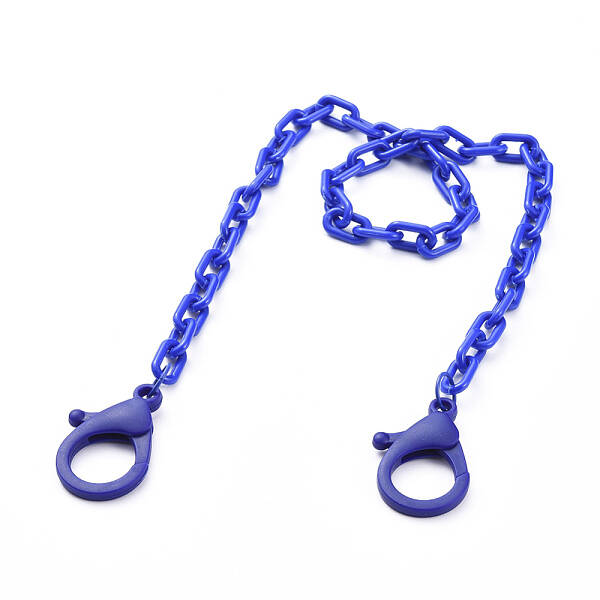 Personalized ABS Plastic Cable Chain Necklaces