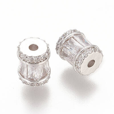 Brass Micro Pave Cubic Zirconia