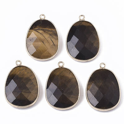 Natural Tiger Eye Pendants