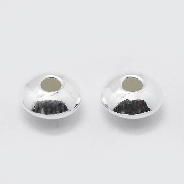 925 Sterling Silver Corrugated Spacer Beads