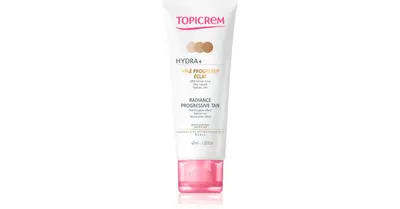 Topicrem Hydra+ - Progressive Bright Tanning - Sensitive Skin 40 ml