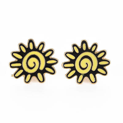 Sun Enamel Pin