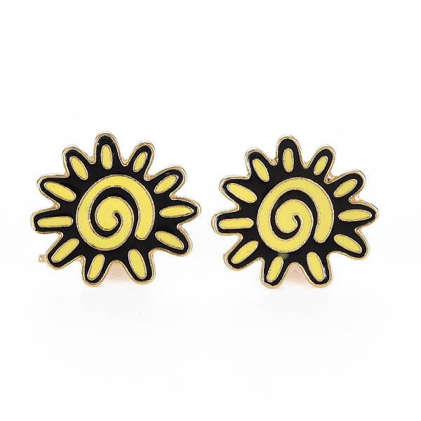Sun Enamel Pin
