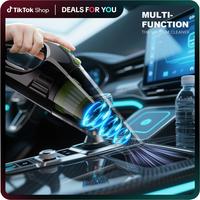 Handheld Car Vacuum Cleaner with Strong Suction for Home, Car, and Desktop Cleaning, Car Detailing Accessories, Summer Gift,...
