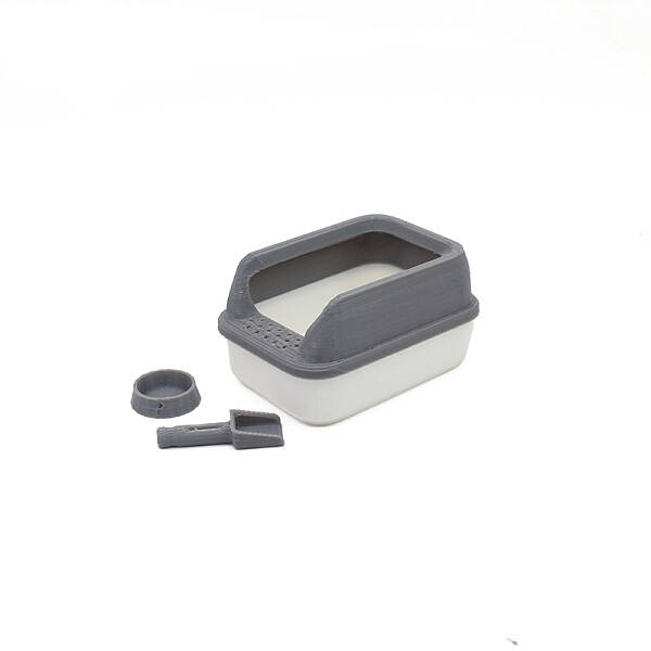 Plastic Cat Little Box Miniature Ornaments