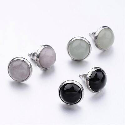 304 Stainless Steel Stud Earrings