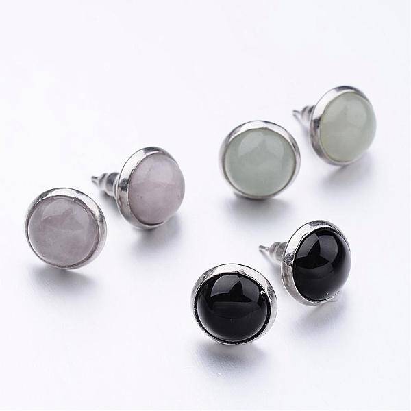 304 Stainless Steel Stud Earrings