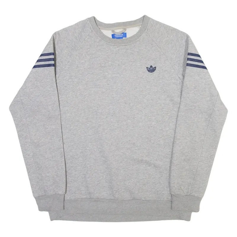 ADIDAS ORIGINALS Mens Sweatshirt Grey Crew Neck L
