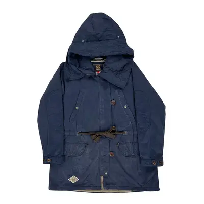 Fubu Parka - Large Blue Cotton Blend