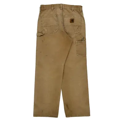 Carhartt Carpenter Trousers - 32? Waist Brown Cotton