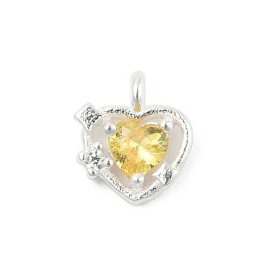 925 Sterling Silver Micro Pave Cubic Zirconia Pendants