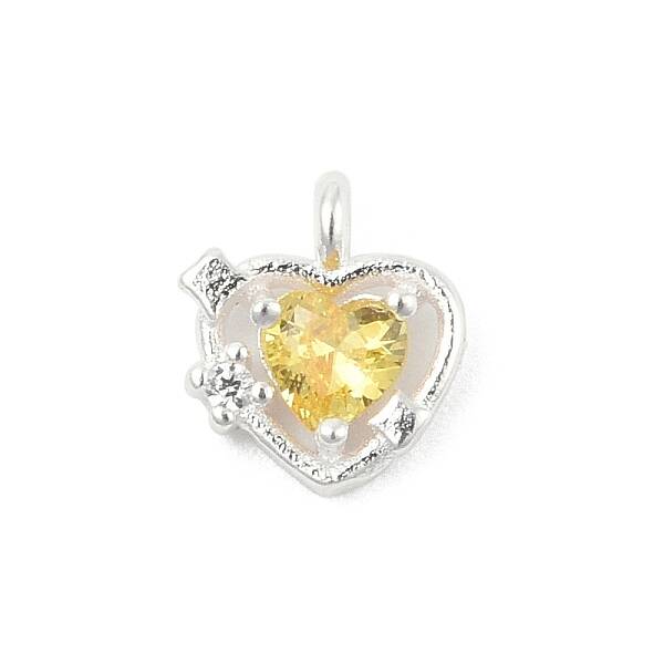 925 Sterling Silver Micro Pave Cubic Zirconia Pendants