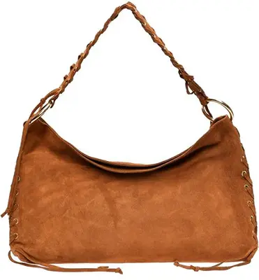 Anna Luchini Borsa A Mano In Pelle color cognac femminile