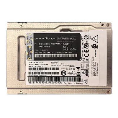 4XB7A14173 Lenovo 3.84TB SAS 12Gb/s Hot Swappable 2.5-Inch Solid State Drive for ThinkSystem DE Series