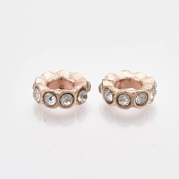 Rose Gold Plated Alloy European Beads