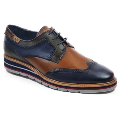 Pikolinos Durcal M8P Leather Men's Lace Up Shoes - Blue - Size:US 9-9.5 Men