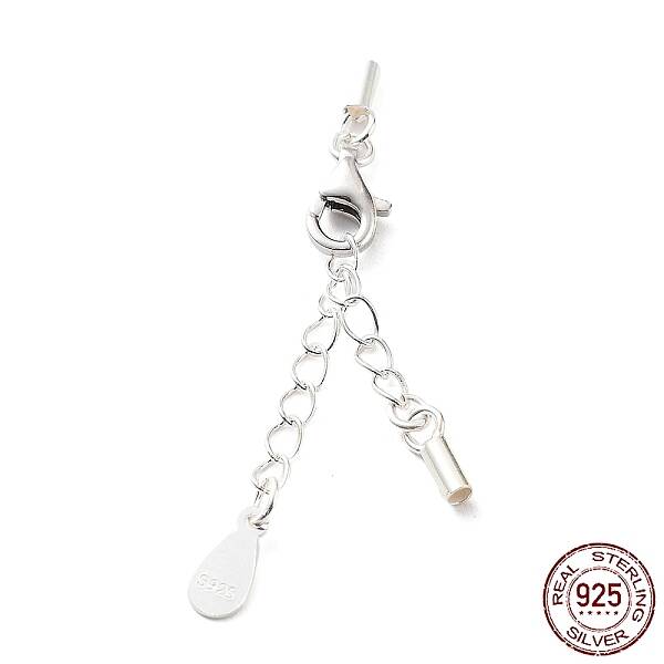 925 Sterling Silver Curb Chain Extender