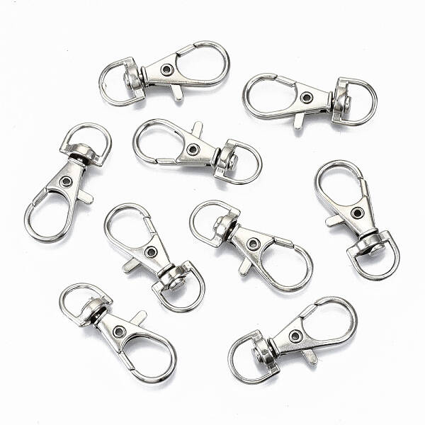 Alloy Swivel Lobster Claw Clasps