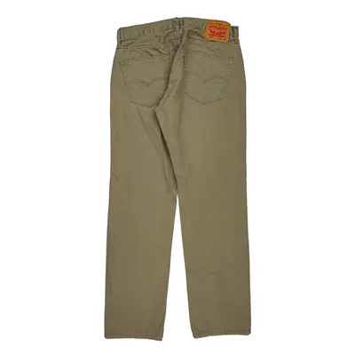 Levis Trousers - 33W 32L Khaki Cotton