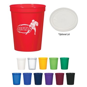 500 Promotional 16 oz Big Game Stadium Cup - Recycled & BPA Free