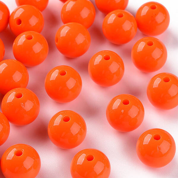 Opaque Acrylic Beads