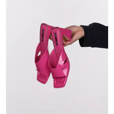 Bata Red Label Heels - UK 6 Pink Polyurethane