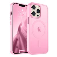 Magsafe Magnetic Cover for iPhone 16 15 14 13  12 11 Pro Max ,  Translucent Matte Back Slim Shockproof,   Protective Handheld...