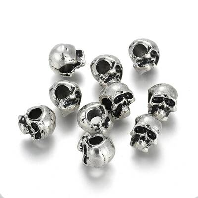 Tibetan Style Alloy European Beads