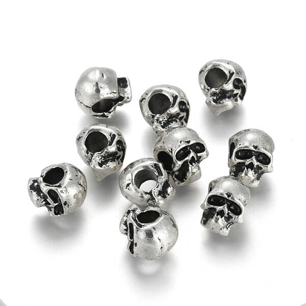 Tibetan Style Alloy European Beads