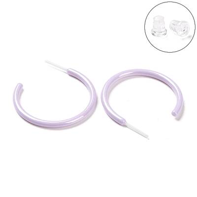 Hypoallergenic Bioceramics Zirconia Ceramic Ring Stud Earrings