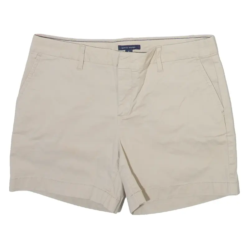 TOMMY HILFIGER Womens Casual Shorts Cream M W32