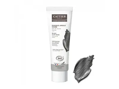 Cattier Black Clay Organic Marine Spring Water Mask 100ml