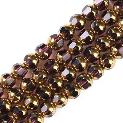 Electroplate Glass Beads Strands