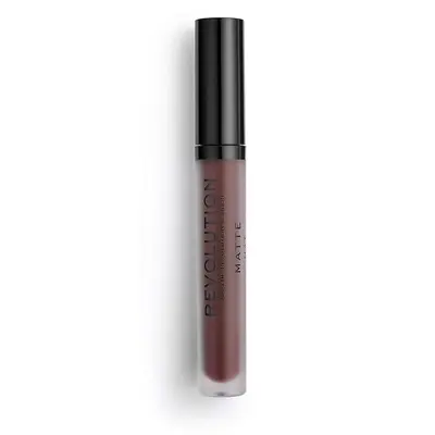 Makeup Revolution, Matte, Vegan, Liquid Lipstick, 149, Plum, 3ml