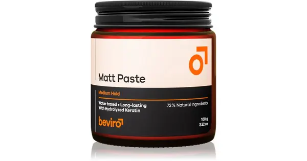 Beviro Matt Paste Medium Hold Hair Toothpaste Matt 100 Ml