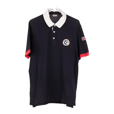 Napapijri Polo Shirt - XL Navy Cotton